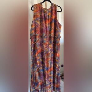 NWOT Colorful Patterned Maxi Dress